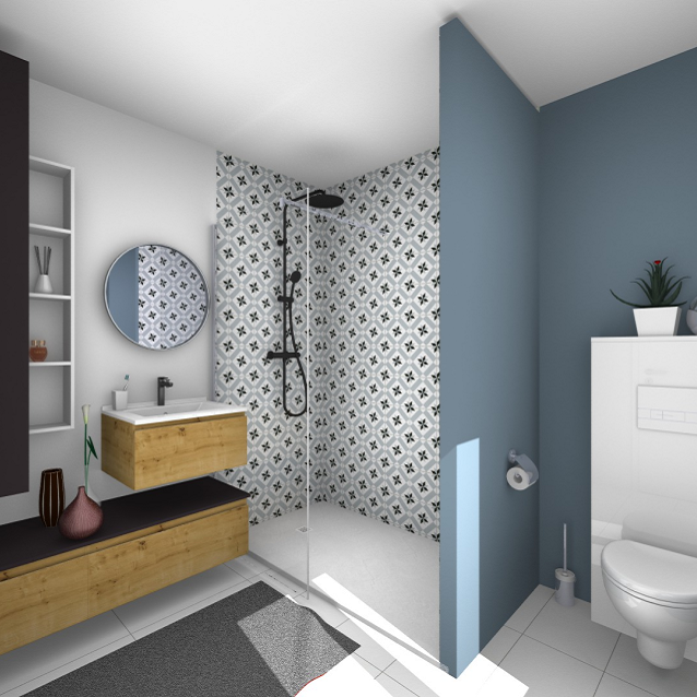 Salle de bain design et moderne